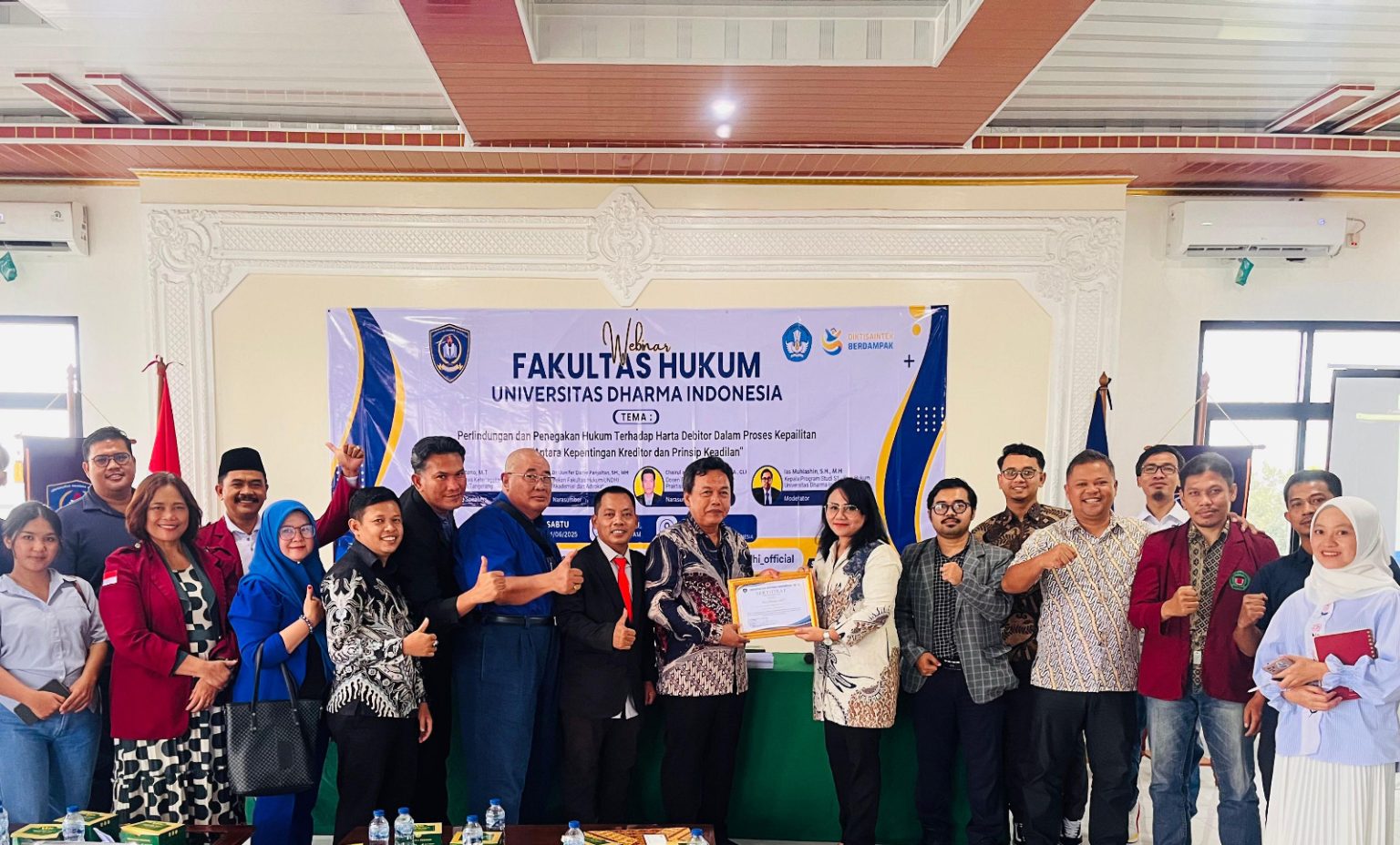 Undhi Gelar Webinar Kepailitan, Pemkab Tangerang Dukung Sinergi Hukum